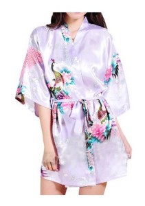 Light Purple Kimono Robe