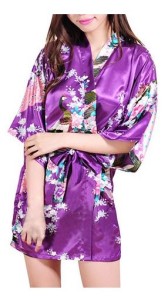 Purple Kimono Robe